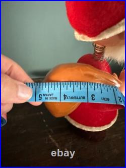 Antique Vintage GERMAN SANTA CLAUS Bobble Head CANDY CONTAINER 10