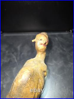 Antique Vintage German Camel Paper Mache Pull Toy