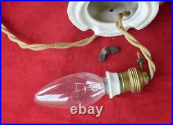 Antique Vintage German Cat Perfume Porcelain Lamp DRGM Rare
