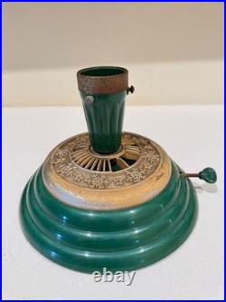 Antique Vintage German Feather Tree Musical Christmas Tree Stand