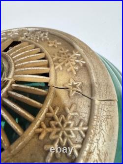 Antique Vintage German Feather Tree Musical Christmas Tree Stand