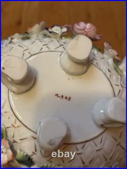 Antique Vintage German/French Porcelain Cherub Putti Angel Centerpiece Bowl