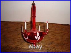 Antique Vintage German Glass Chandelier Ornament