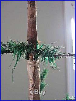 Antique Vintage German Goose Feather Christmas Tree With White Spool Base 43