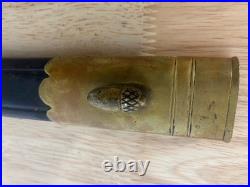 Antique Vintage German Imperial Hunting Dagger Sword Knife Scabbard