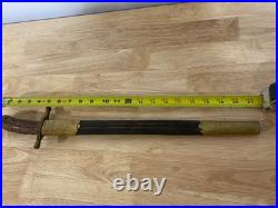 Antique Vintage German Imperial Hunting Dagger Sword Knife Scabbard