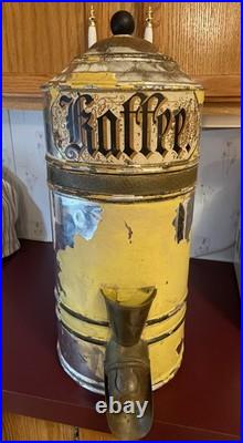 Antique Vintage German Koffee Coffee 1800s 19th Century Dispenser Bean