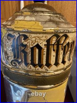 Antique Vintage German Koffee Coffee 1800s 19th Century Dispenser Bean