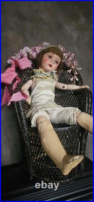 Antique Vintage German Large Doll in need of restoration 28 In