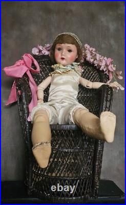 Antique Vintage German Large Doll in need of restoration 28 In