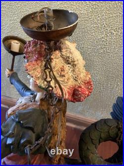 Antique Vintage German Lusterweibchen Chandelier Plaster Mermaid Large Oddities Antique Vintage German Lusterweibchen Chandelier Plaster Mermaid Large Oddities
