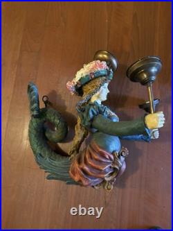 Antique Vintage German Lusterweibchen Chandelier Plaster Mermaid Large Oddities Antique Vintage German Lusterweibchen Chandelier Plaster Mermaid Large Oddities