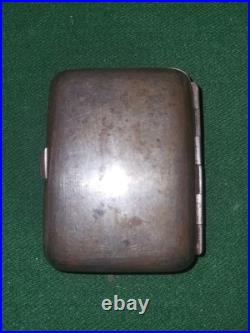 Antique / Vintage German Military Iron Cross 1914 Metal Cigarette Case