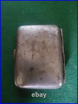 Antique / Vintage German Military Iron Cross 1914 Metal Cigarette Case