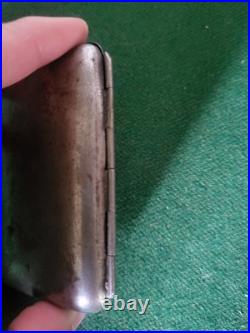 Antique / Vintage German Military Iron Cross 1914 Metal Cigarette Case