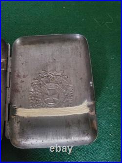 Antique / Vintage German Military Iron Cross 1914 Metal Cigarette Case