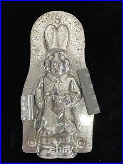 Antique Vintage German Rabbit Chocolate Mold Signed Antique Vintage German Rabbit Chocolate Mold Signed