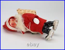 Antique Vintage German Santa Claus celuloid plastic figurine 5' Antique Vintage German Santa Claus celuloid plastic figurine 5'