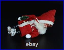 Antique Vintage German Santa Claus celuloid plastic figurine 5' Antique Vintage German Santa Claus celuloid plastic figurine 5'