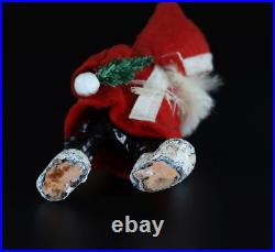 Antique Vintage German Santa Claus celuloid plastic figurine 5' Antique Vintage German Santa Claus celuloid plastic figurine 5'
