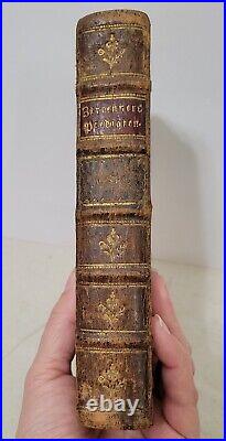Antique Vintage German Sermons Book, 1779 Heinrich Gottlieb Zerrenner, RARE HTF