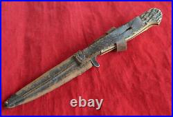 Antique Vintage German Solingen Hunting Knife Rare Antique Vintage German Solingen Hunting Knife Rare