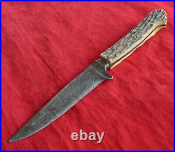 Antique Vintage German Solingen Hunting Knife Rare Antique Vintage German Solingen Hunting Knife Rare