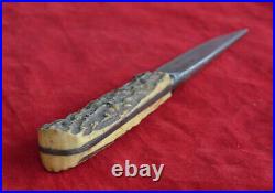 Antique Vintage German Solingen Hunting Knife Rare Antique Vintage German Solingen Hunting Knife Rare