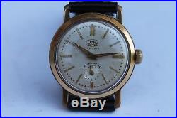 Antique Vintage German Wrist Watch RUHLA Cal. 647 Gold Plated