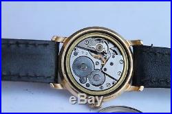 Antique Vintage German Wrist Watch RUHLA Cal. 647 Gold Plated