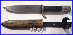 Antique Vintage German hunting(tourist) dagger R. A. Herder Solingen. VERY RARE Antique Vintage German hunting(tourist) dagger R. A. Herder Solingen. VERY RARE
