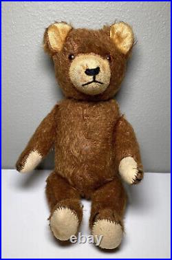 Antique Vintage Germany TEDDY BEAR Jointed Body Mohair 12 Hunchback Hump German