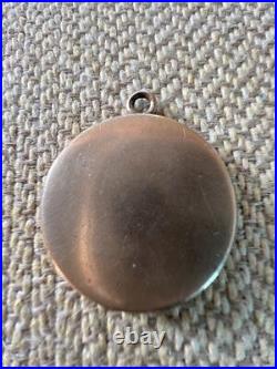 Antique Vintage Gold Filled German Locket Charm Engraved Rare