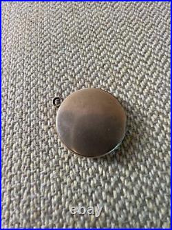 Antique Vintage Gold Filled German Locket Charm Engraved Rare