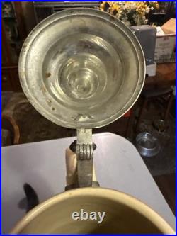 Antique Vintage Large German Beer Stein 5L Pewter Lid