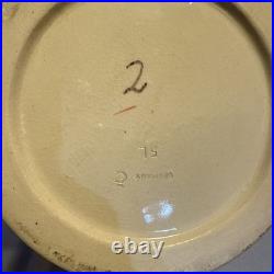 Antique Vintage Large German Beer Stein 5L Pewter Lid