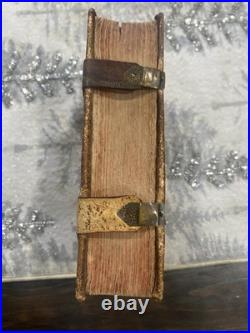 Antique Vintage Leather Bound 1845 German Bible