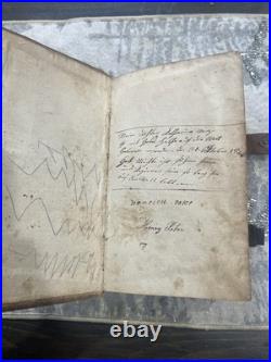 Antique Vintage Leather Bound 1845 German Bible