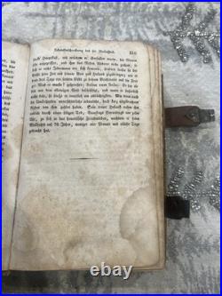 Antique Vintage Leather Bound 1845 German Bible