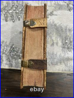 Antique Vintage Leather Bound 1845 German Bible