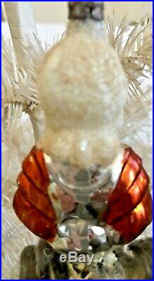Antique Vintage Marie Antoinette Flesh Face Glass German Christmas Ornament