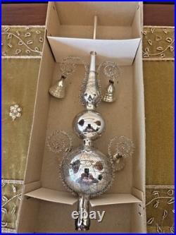 Antique/Vintage Mercury Glass GERMAN Christmas Tree Topper 12