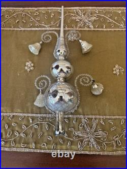 Antique/Vintage Mercury Glass GERMAN Christmas Tree Topper 12
