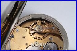 Antique Vintage Old Stunning German Made System Glashutte GUB Mens Pocket Watch