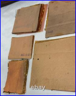 Antique Vintage Original 1920s German Gold Leaf Sheets Large Lot of Mixed Sizes