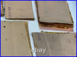 Antique Vintage Original 1920s German Gold Leaf Sheets Large Lot of Mixed Sizes