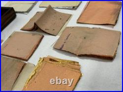 Antique Vintage Original 1920s German Gold Leaf Sheets Large Lot of Mixed Sizes