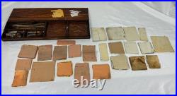 Antique Vintage Original 1920s German Gold Leaf Sheets Large Lot of Mixed Sizes