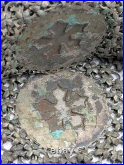 Antique Vintage Purse Mythological Mermaids Sea Monsters German Silver BB92-5