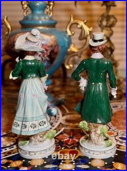 Antique/Vintage Scheibe-Alsbach German Porcelain Couple Figurines- Rare